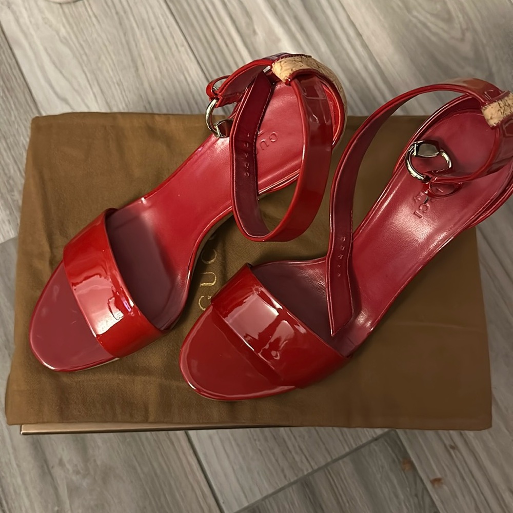 Gucci wedge sandals